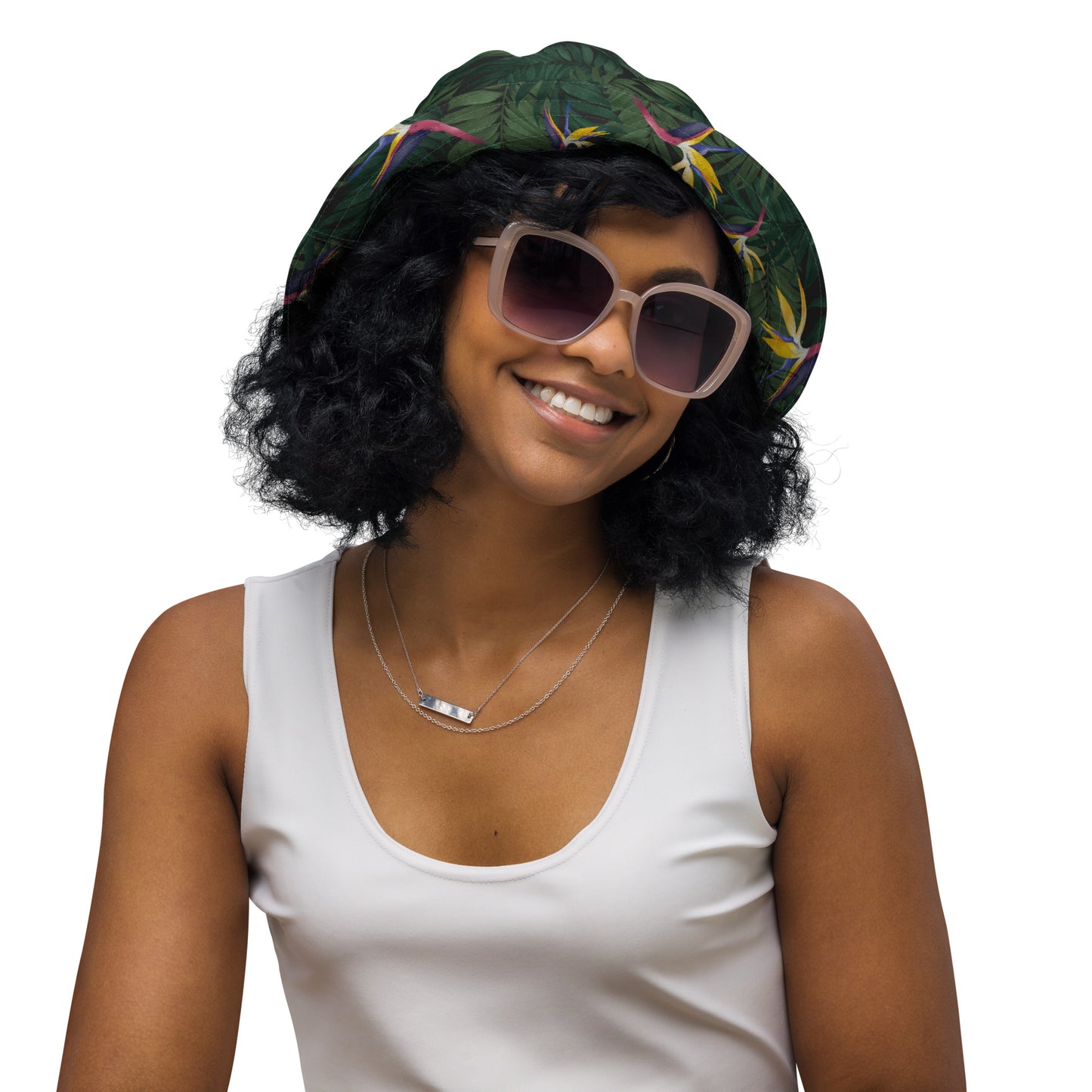 Birds of Paradise Reversible Bucket Hat