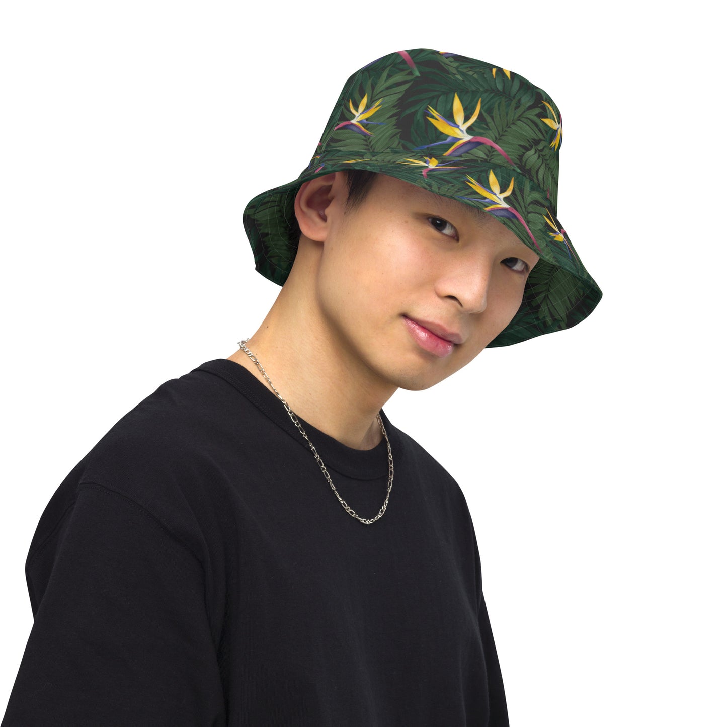 Birds of Paradise Reversible Bucket Hat