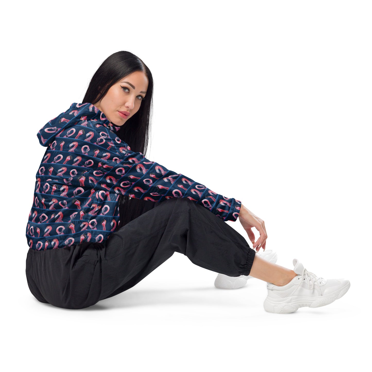 Flamingo Women’s cropped windbreaker