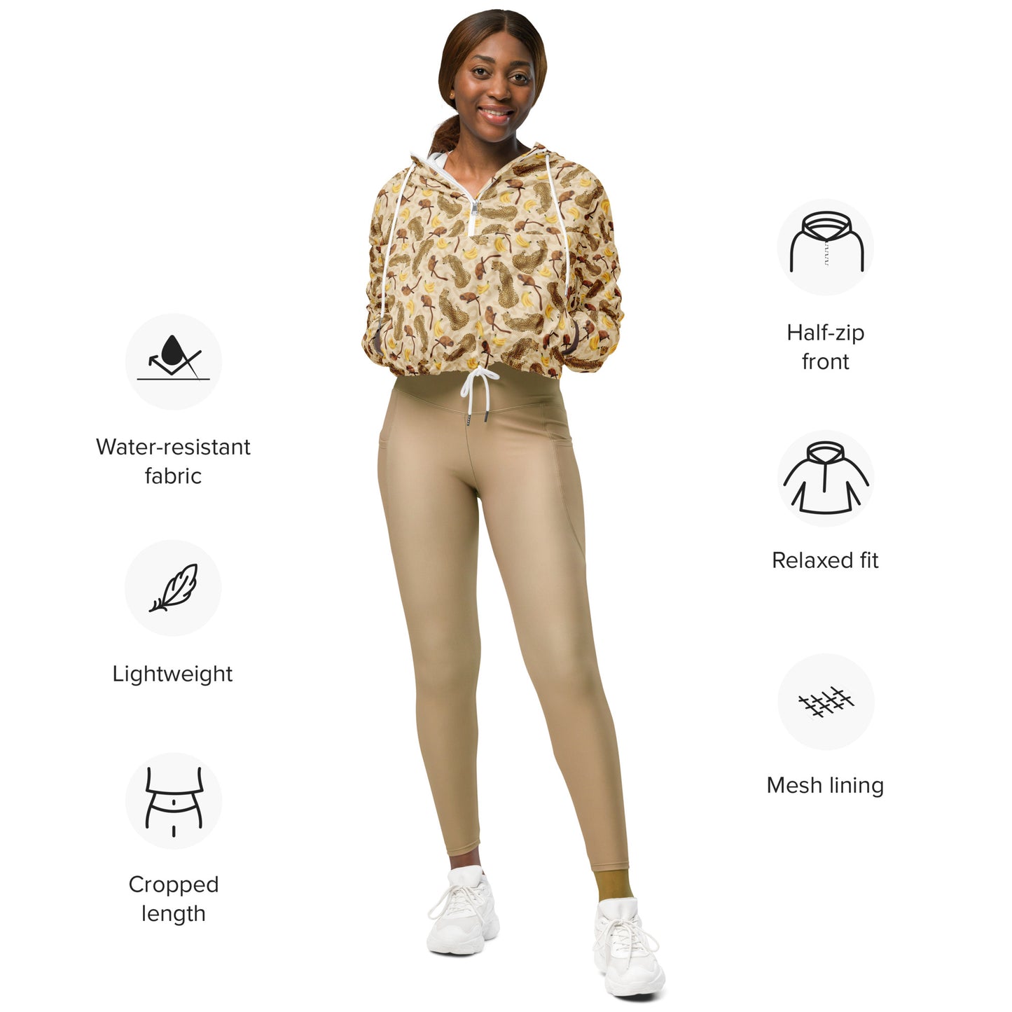 Animale Women’s Cropped windbreaker