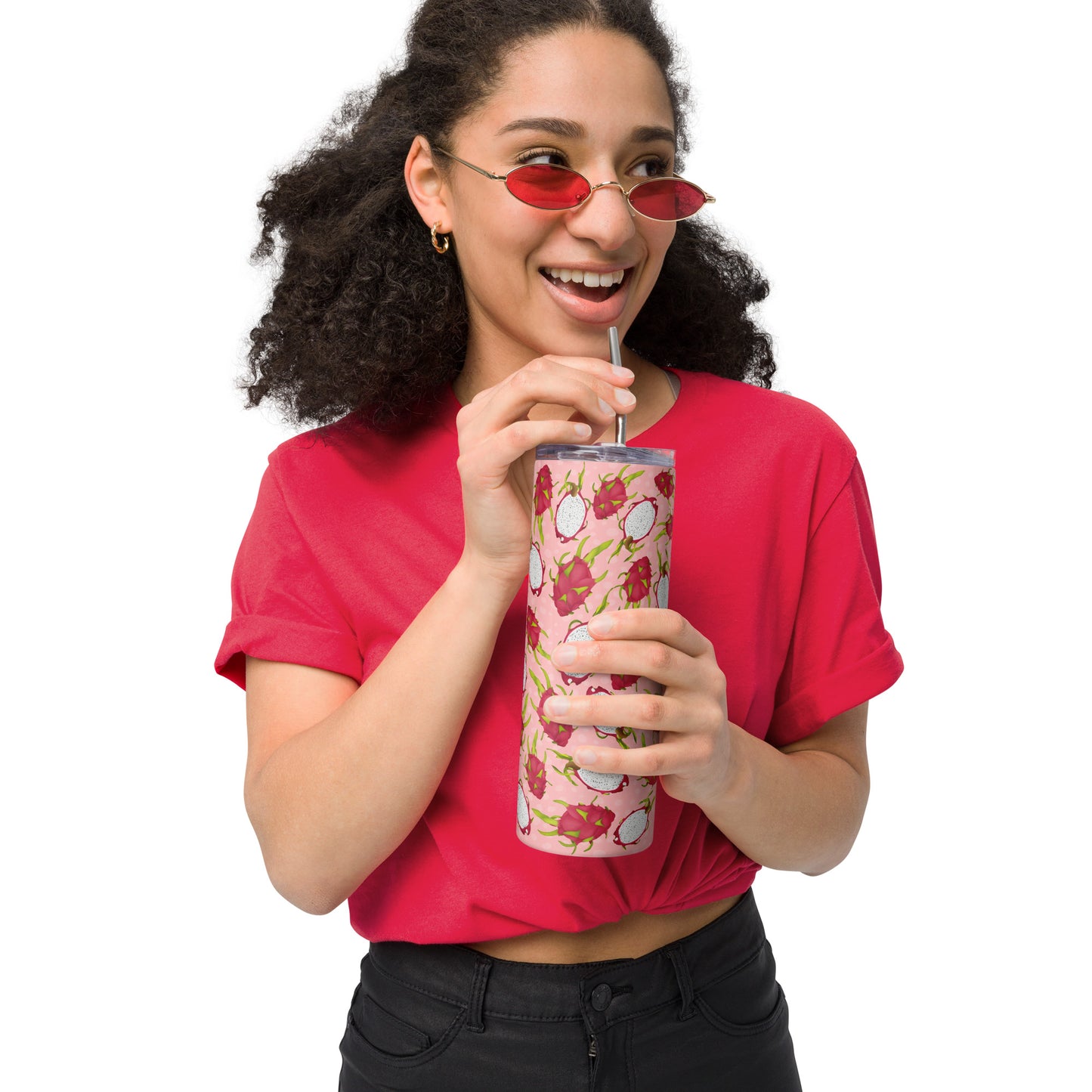 Dragonfruit Stainless Steel Tumbler