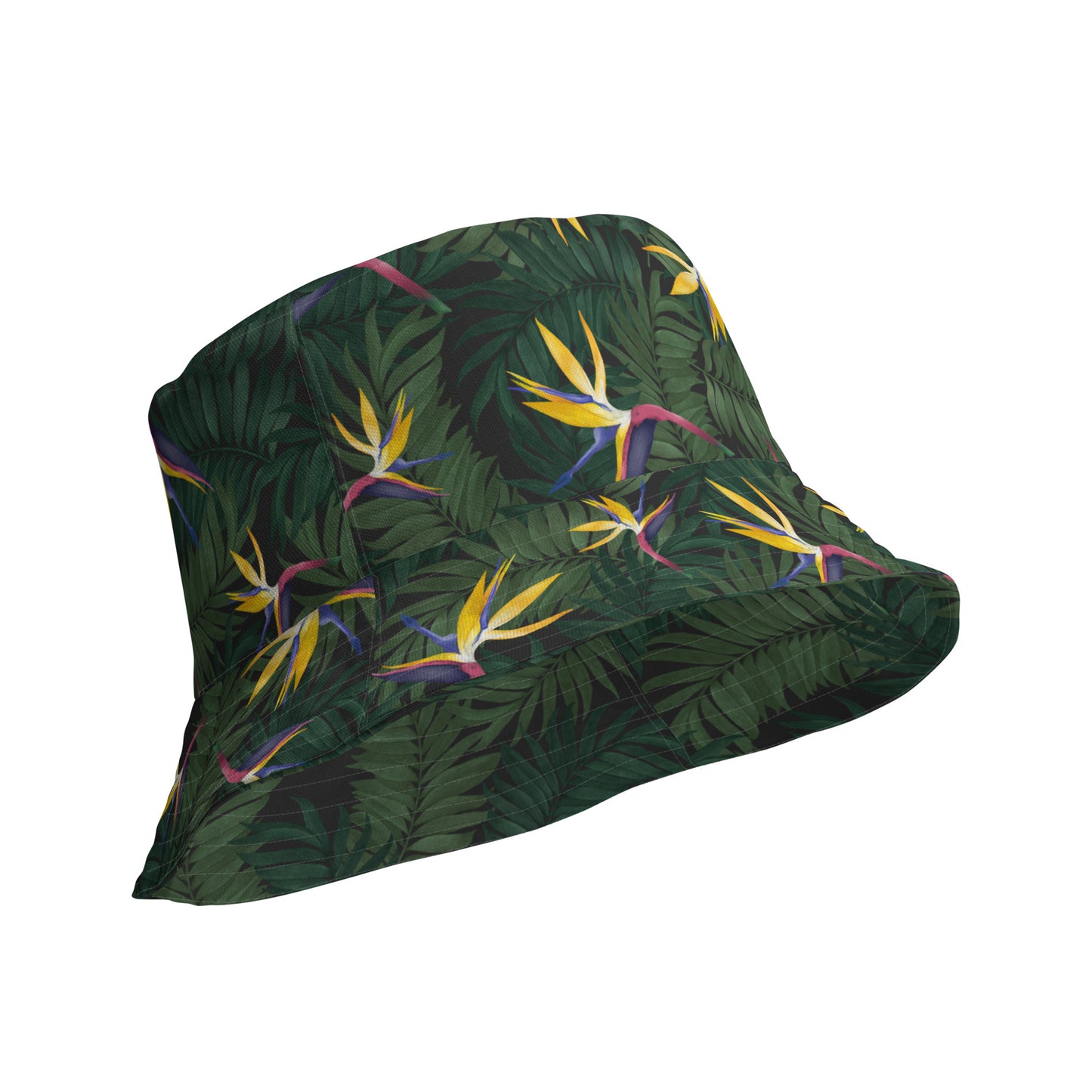 Birds of Paradise Reversible Bucket Hat